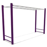 Swinging Metal Monkey Bars Playset For Energetic kids - 290 X 100 X 240 Cm