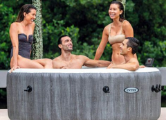 Intex PureSpaTM Greywood Deluxe Round 6 Person – 80.3 x 60 x 54.9 cm