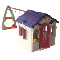Megastar Kids Farm Hut With Swing