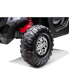 Megastar Ride on Max Expedition 12 v Kids electric Police Suv with siren and open doors