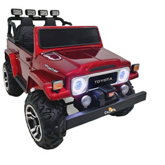 Kids Electric Ride-on 2 Seater Truck Car 12v Licensed Toyota Fj40 Rc