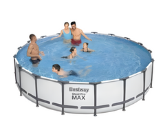 Bestway 15' x 48"/4.57m x 1.22m Steel Pro Frame Pool Set for Family