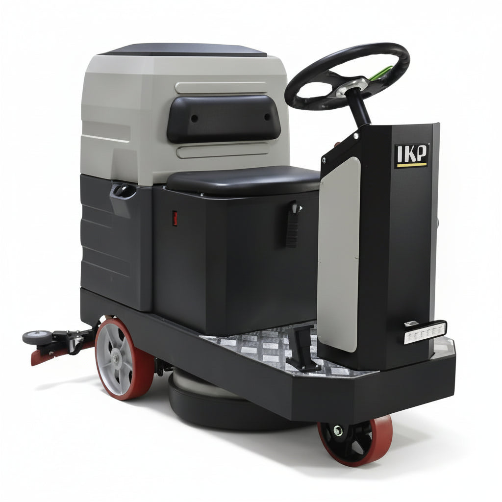 V6 Ride-on Scrubber Dryer (Double Disc)
