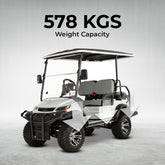 Megawheels Lvt Electric Golf Cart 4 Seats 2+2 With off Road Tyres & Raised Suspensions