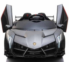 Megastar Ride on 12 v Licensed Lamborghini Veneno Butterfly 12V 2 Seater Ride On Car -black