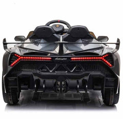 Megastar Ride on 12 v Licensed Lamborghini Veneno Butterfly 12V 2 Seater Ride On Car -black