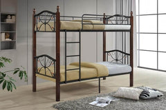 Twin Bunk Bed Study Metal Bed Frame
