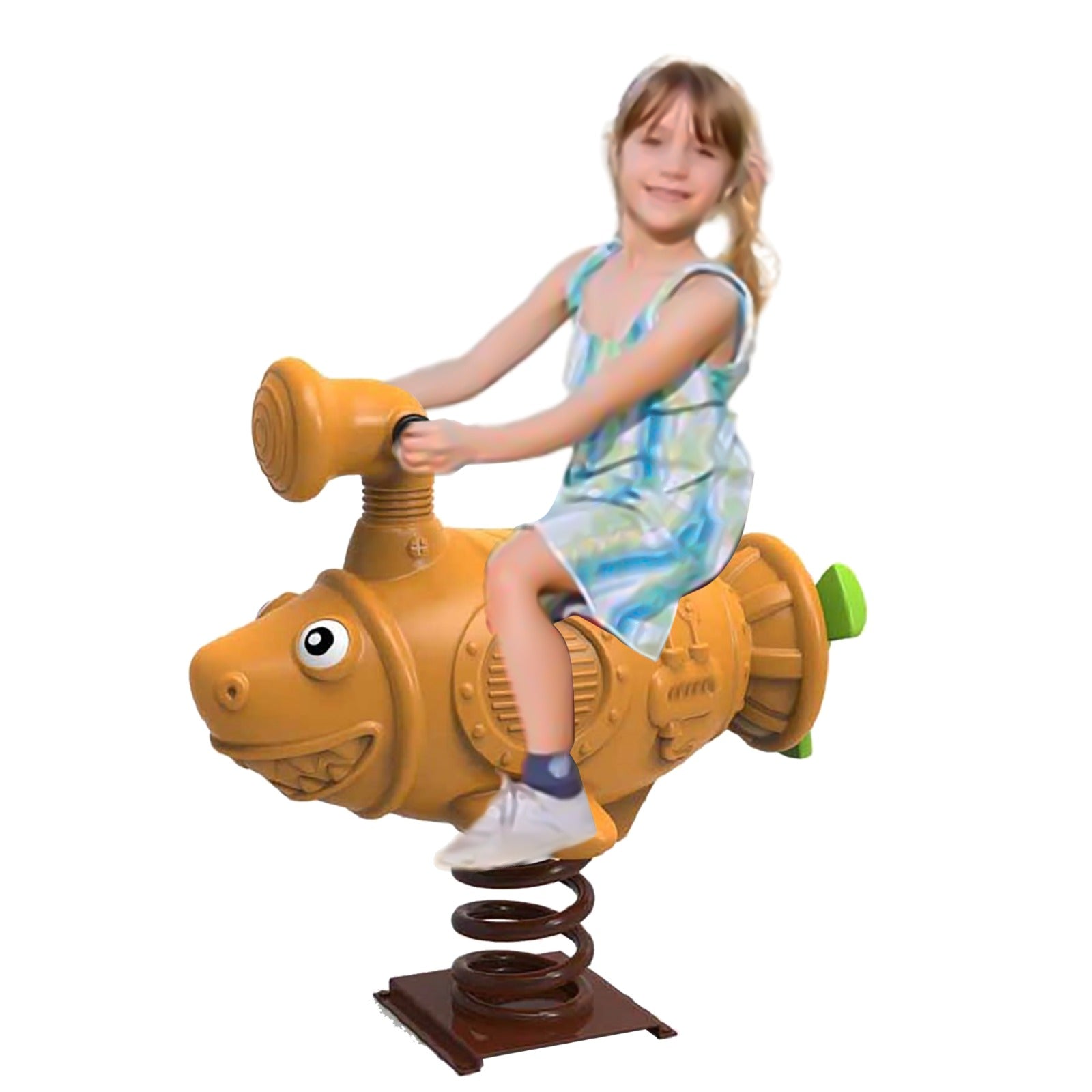 Megastar Kids Garden Baby Shark Spring Rocker