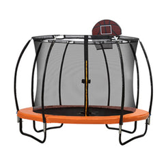 Megastar 12 ft Jump N Bounce Trampoline-orange