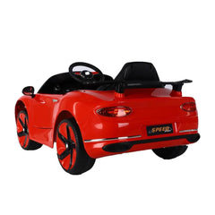 Megastar Ride on 12 v Bentley Style electric kids battery operated Car-Red