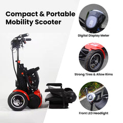 Megawheels Airglide Mobility Foldable Scooter 36V Lithium Battery - Airline Friendly