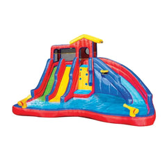 Megastar Hydro Blast Water Park, Inflatable Outdoor Backyard Water Slide Splash Toy for Kids