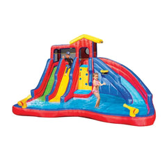 Megastar Hydro Blast Water Park, Inflatable Outdoor Backyard Water Slide Splash Toy for Kids