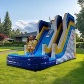 Megastar Dual Lane Water Slide with Pool For Kids Inflatable Playhouse