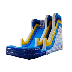 Megastar Dual Lane Water Slide with Pool For Kids Inflatable Playhouse