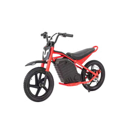 Megawheels Electric 24 V Rider Balance Dirt Electric Bike for Kids 5-9 Yrs 16 Inch
