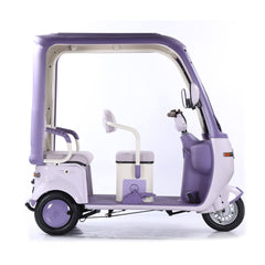 Megawheels 60 V Urban Roof Back Enclosed Electric Scooter Tricycle for 3 Passengers