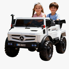 Megastar Ride on Licensed Mercedes 24 V Kids Electric Car Truck With Remote Control