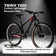 TRINX T800 Carbon 29" Lightweight Mountain Bike for adults