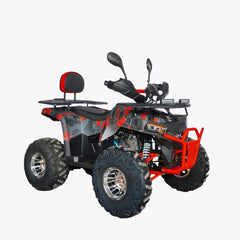 Red and black ATV Quad Bike 135 CC