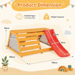Kids playhouse structure with dimensions and product details