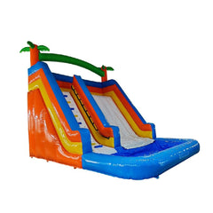 Megastar Inflatable Palm Paradise Double Slide Water Park