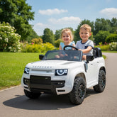 Megastar Licensed 12 v Land Rover Defender Octa Ride-On Electric Car for Kids with R/C & dual motors