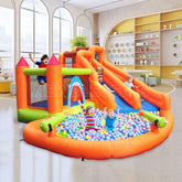 Kids Enjoy Inflatable Double Slide Splash Castle