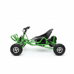 Stylish Green go-kart 49CC Fuel Powered Kids Go Kart Off Road Buggy