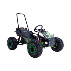 Side View of Megawheels Dune Dasher 60v20ah UTV Off Road Buggy With 2 Seats for Off Road Terrain Adventures