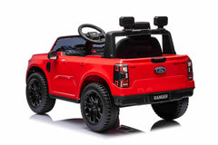 Red Ford Ranger Ride on Car for Kids with black wheels