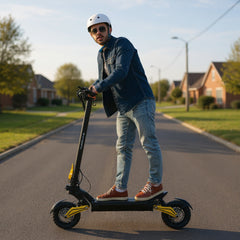 Kugoo LX10+ Powerful 1400W*2 Dual Motor Off-Road foldable Electric Scooter with 1 year warranty