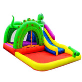 Front view of Inflatable Water Slide Kids Play Park Pool