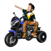 Megastar RIDE ON 12 v Xblade Trike electric Motorbike for Kids -Blue