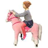 Megastar Ride on Gallop 'n' Play: Action-Packed Mechanical My Horse Rider Toy for Kids-pink