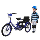 Megastar Tricycle With Padded Back Seat size 16-Blue