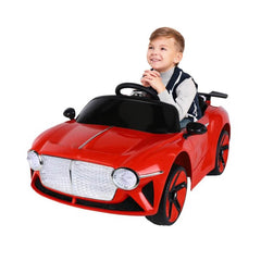 Megastar Ride on 12 v Bentley Style electric kids battery operated Car-Red