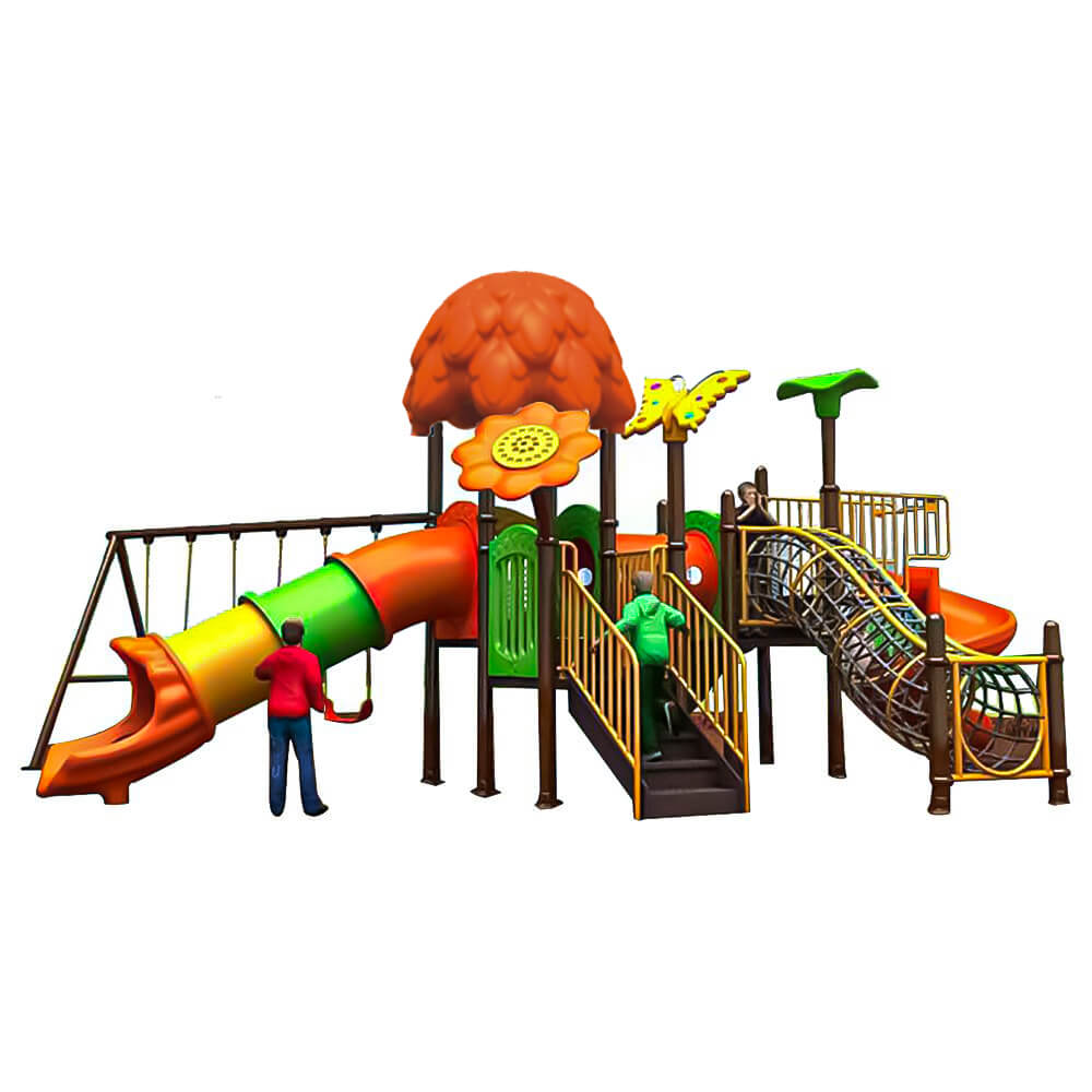 Swings and Tube Slides