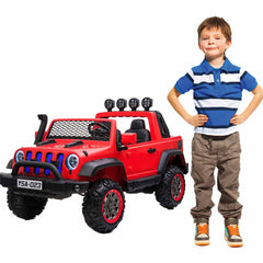 Metallic Azure kids Electric Jeep