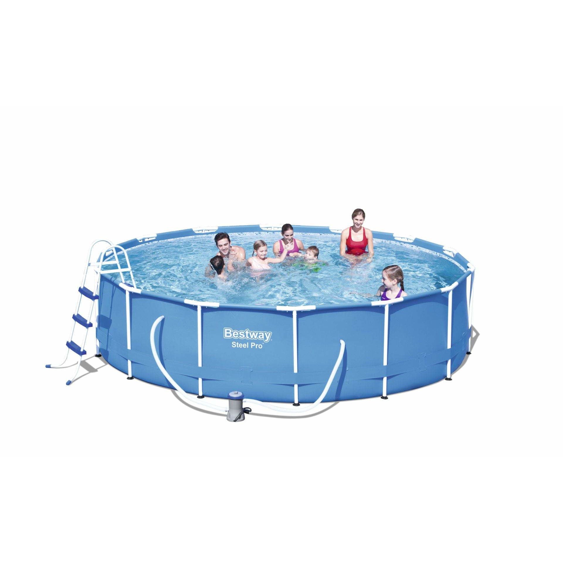 Bestway 14' x 39.5"/4.27m x 1.0m Steel Pro Frame Pool Set