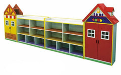 Sweet Home Kids Wooden Storage Shelf