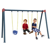 Megastar Mega Prime Kids Glider Swing Metal Playset