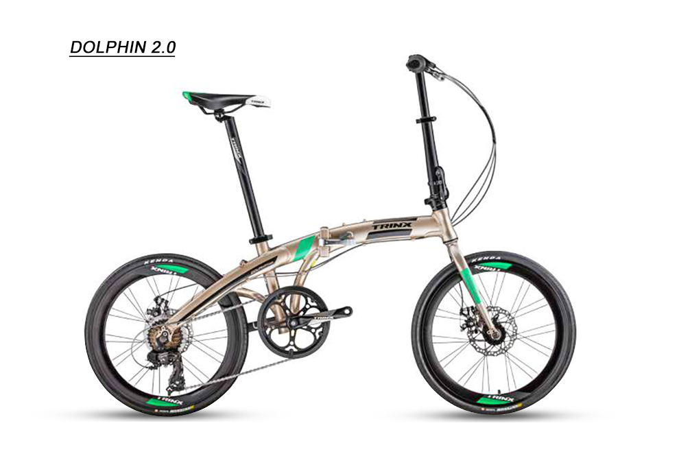 Trinx Folding Mountain Bike Dolphin 2.0 foldable 20