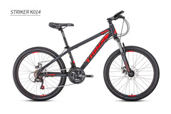 Trinx Mountain Bike Striker K014 24” Black with Red Contrass