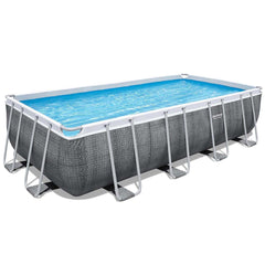 Bestway Power Steel Frame Rectangular Pool
