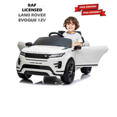 Megastar Ride on Licensed Land Rover Discovery Kids electric car 12V-White