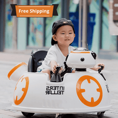 Ride-On RC Interstellar 6V Swing Car With Push Handle