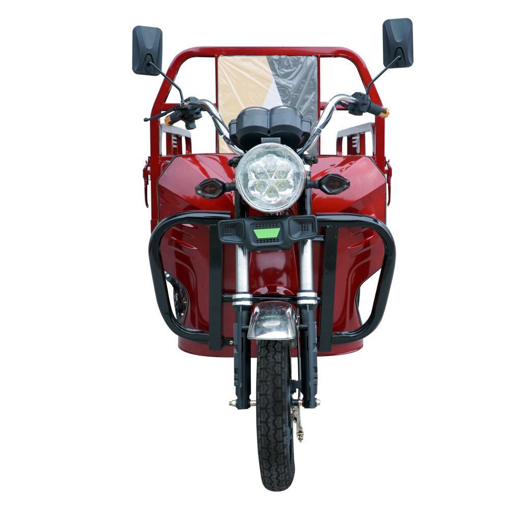Megawheels Cargo Tuk Tuk Electric 3 wheels Scooter Trolley red front