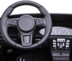 Steering Wheel Licensed Ride On Police Car 2 seater XXL Size Battery Powered 12V