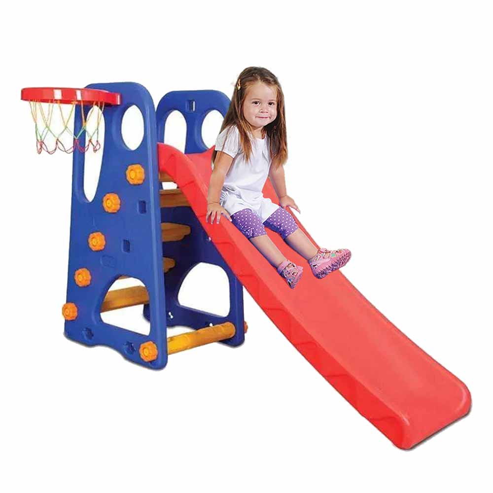 Climb SLIDE & Dunk with Basketball net